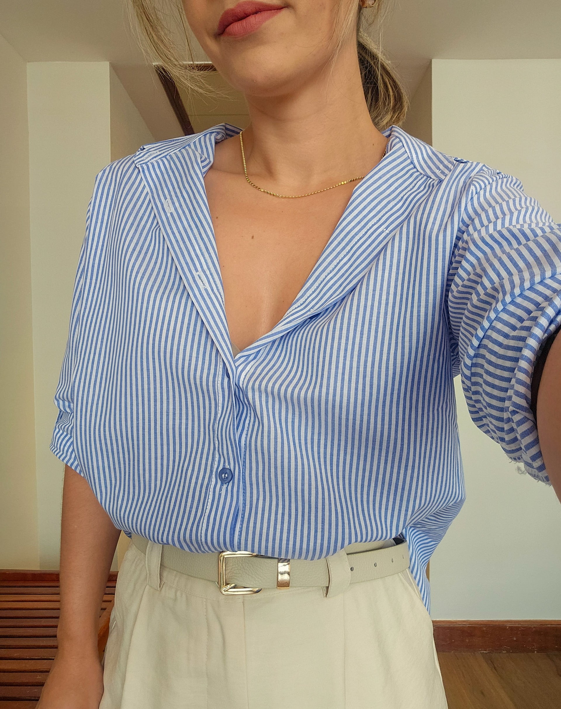 Camisa Helena listrada