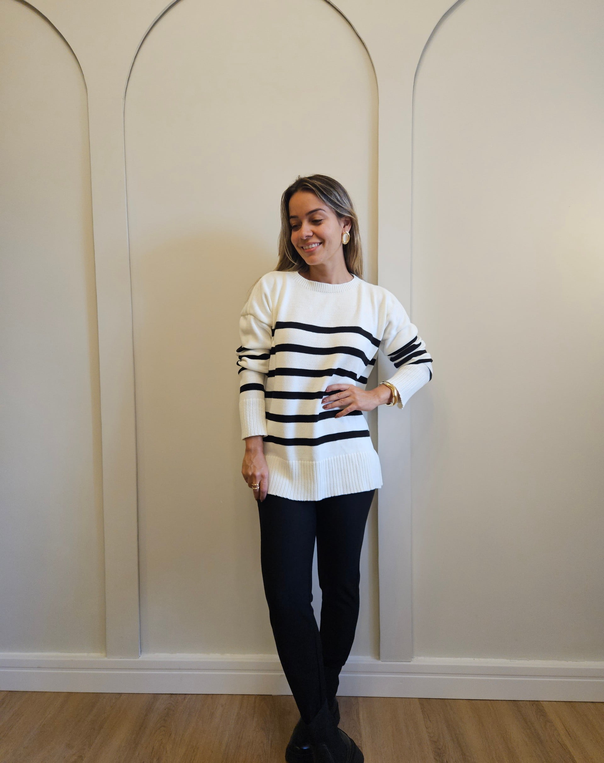 Blusa em tricot nicole