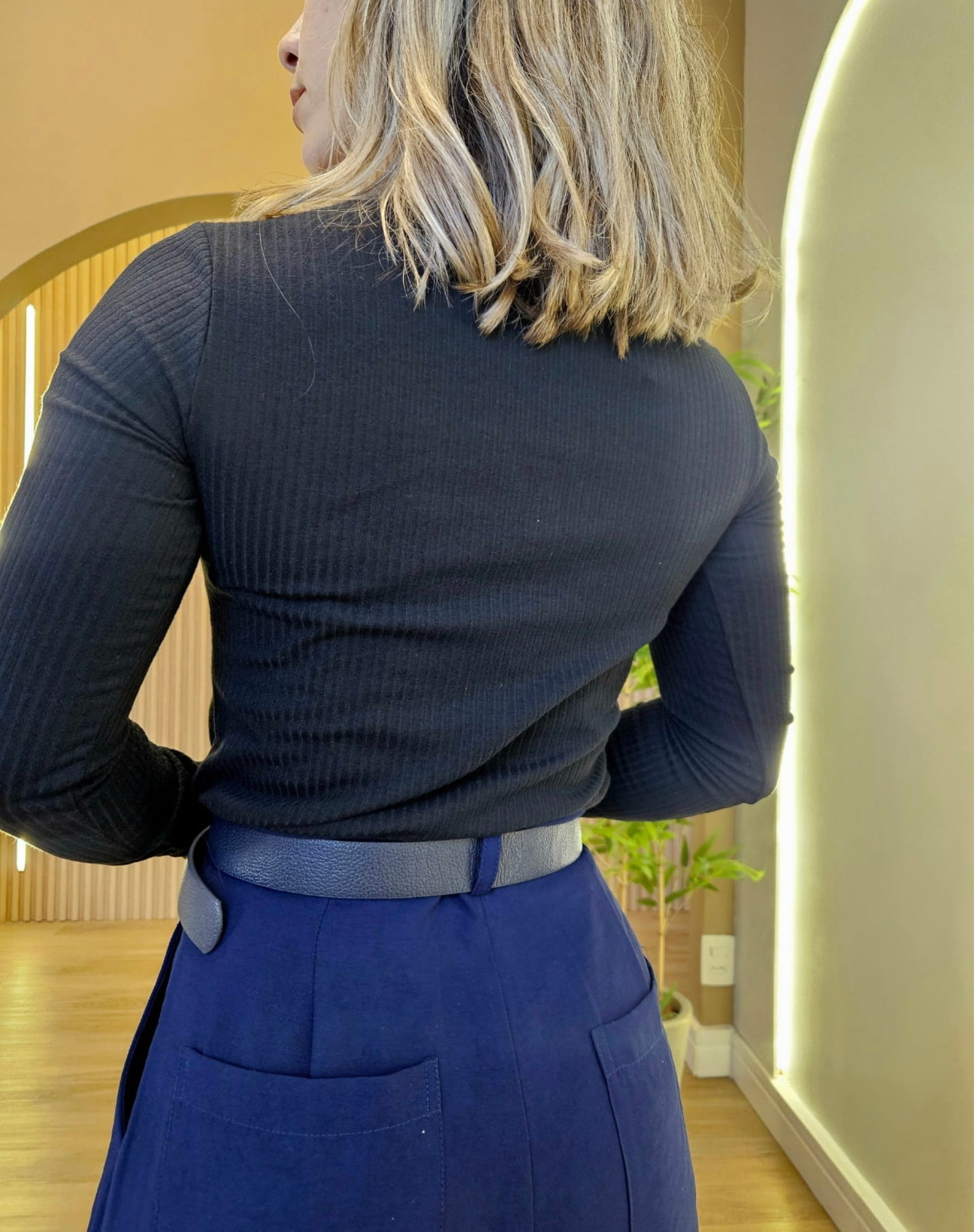 Blusa Maya manga longa