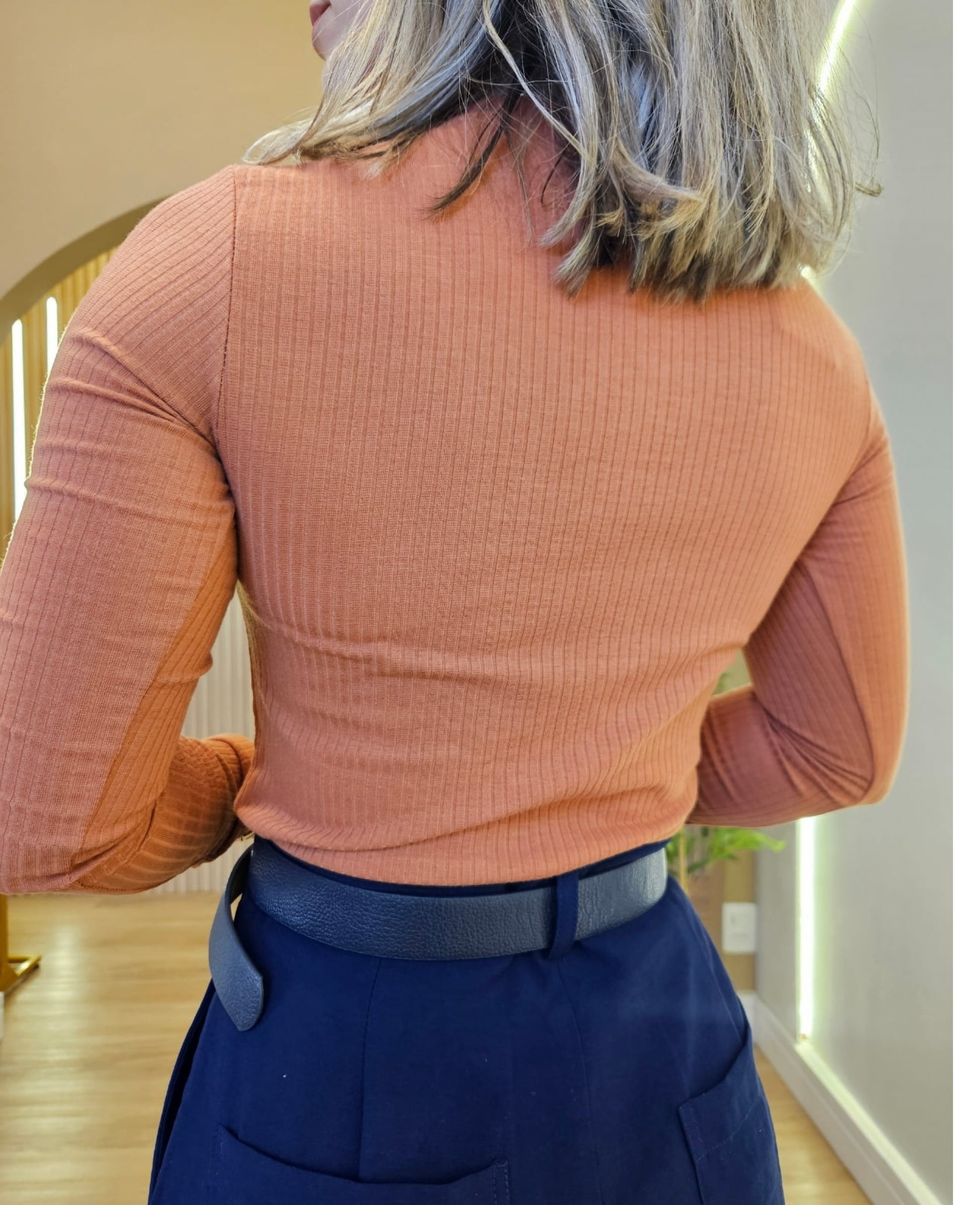 Blusa Maya manga longa