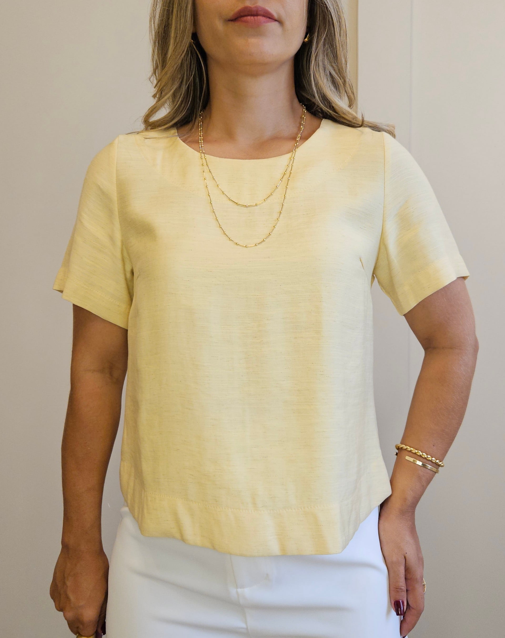 Blusa nubia em viscolinho