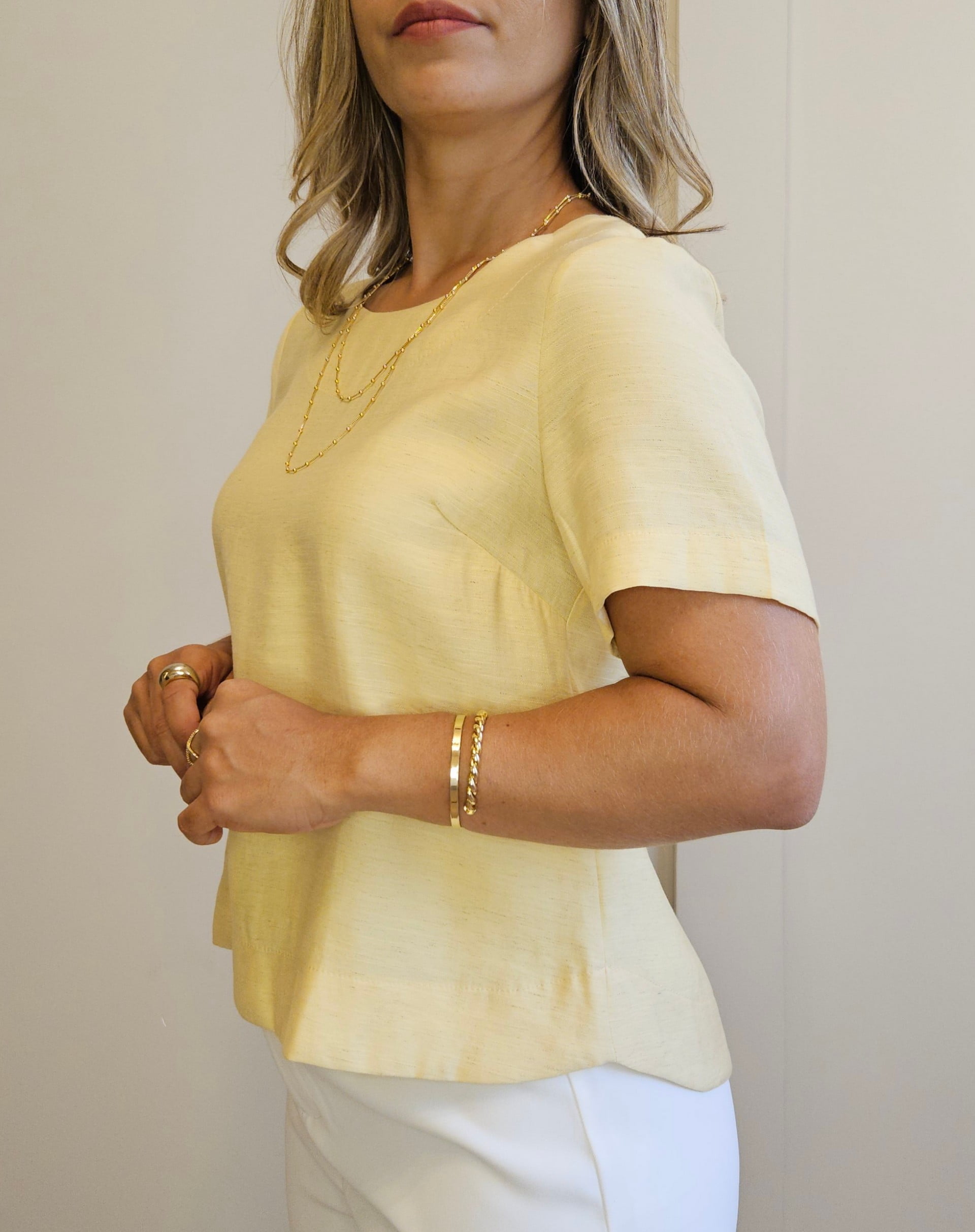 Blusa nubia em viscolinho