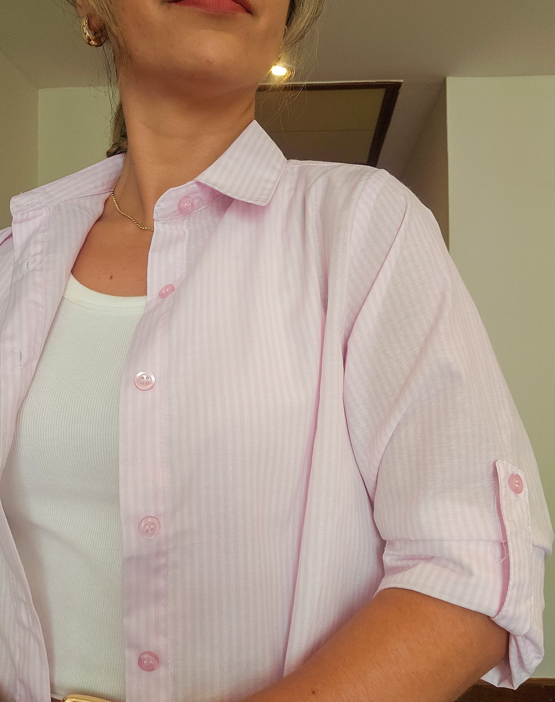 Camisa Helena listrada