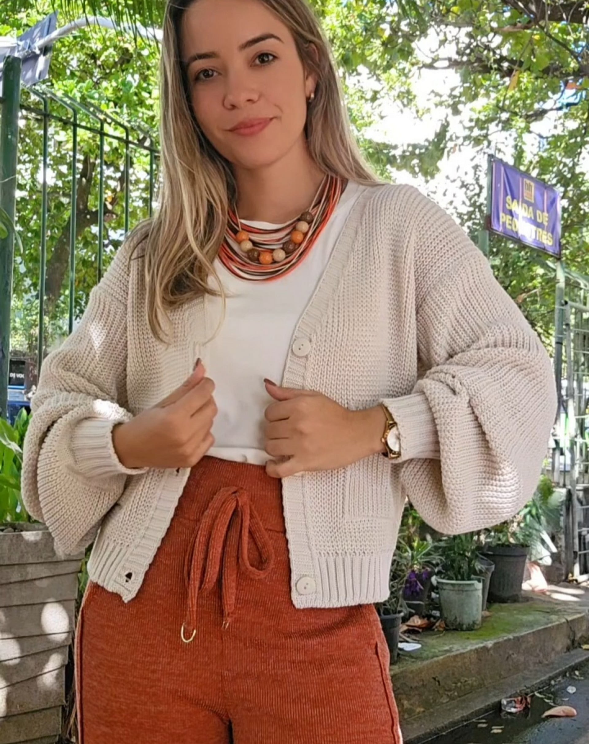 Casaco Dani em tricot