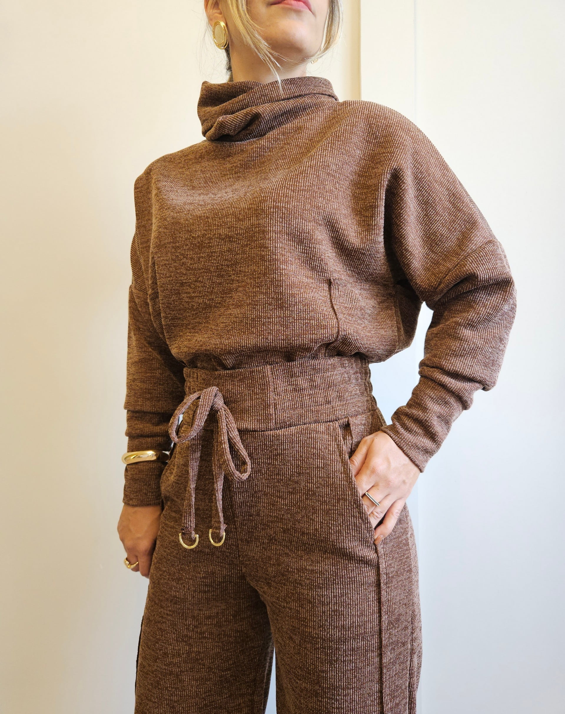 Conjunto canelado premium