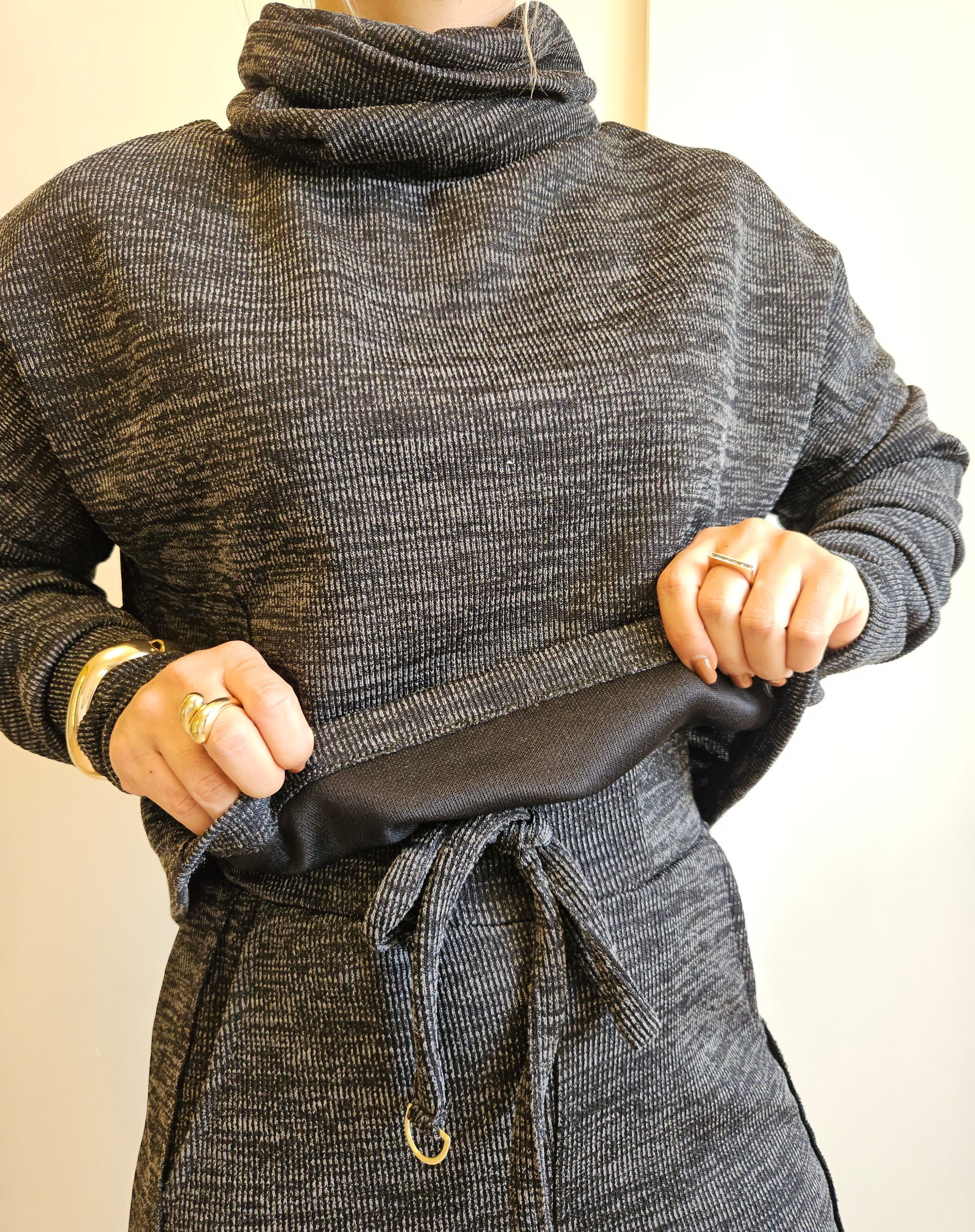 Conjunto canelado premium
