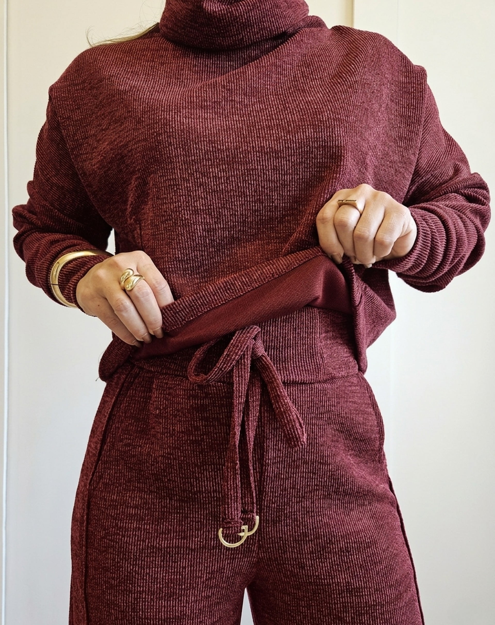 Conjunto canelado premium