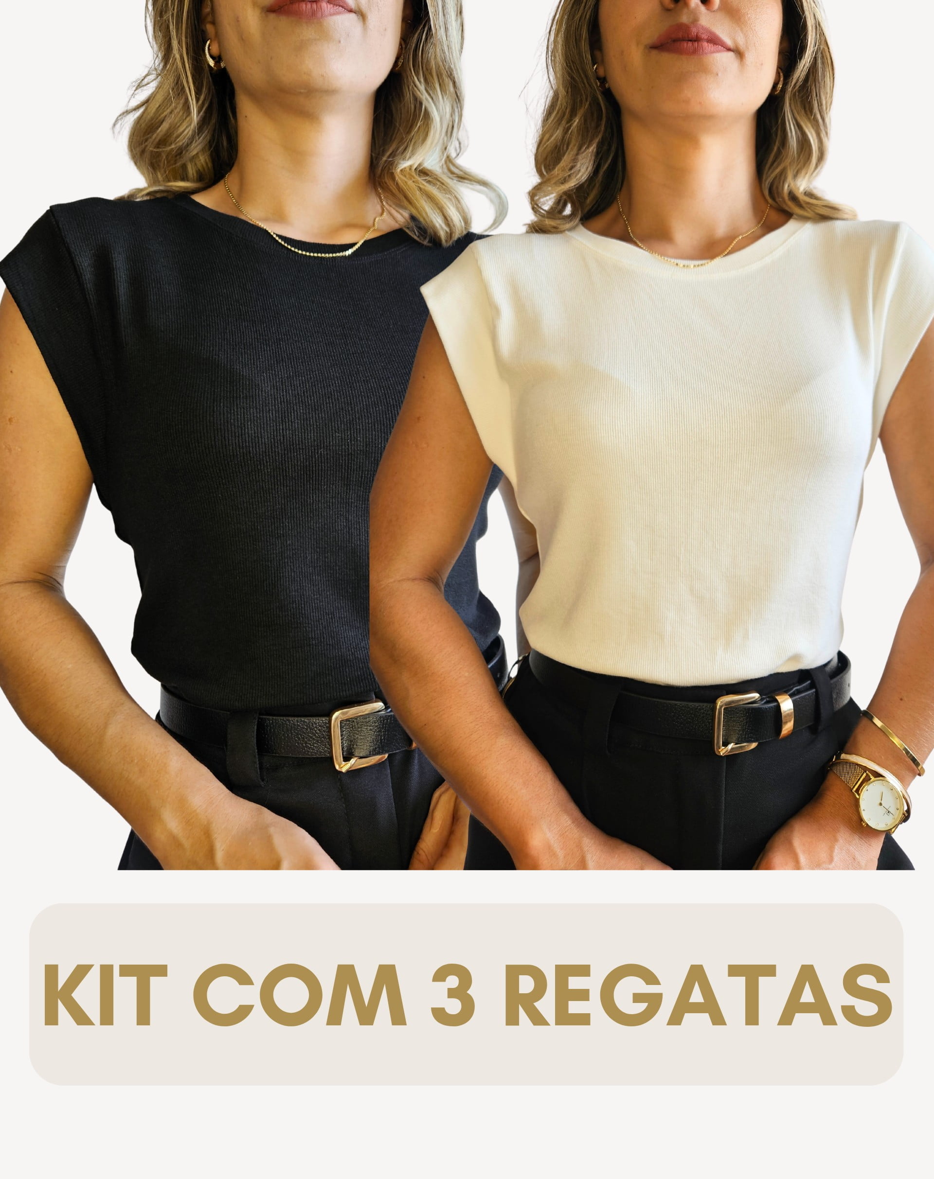 Kit 3 regata Leila
