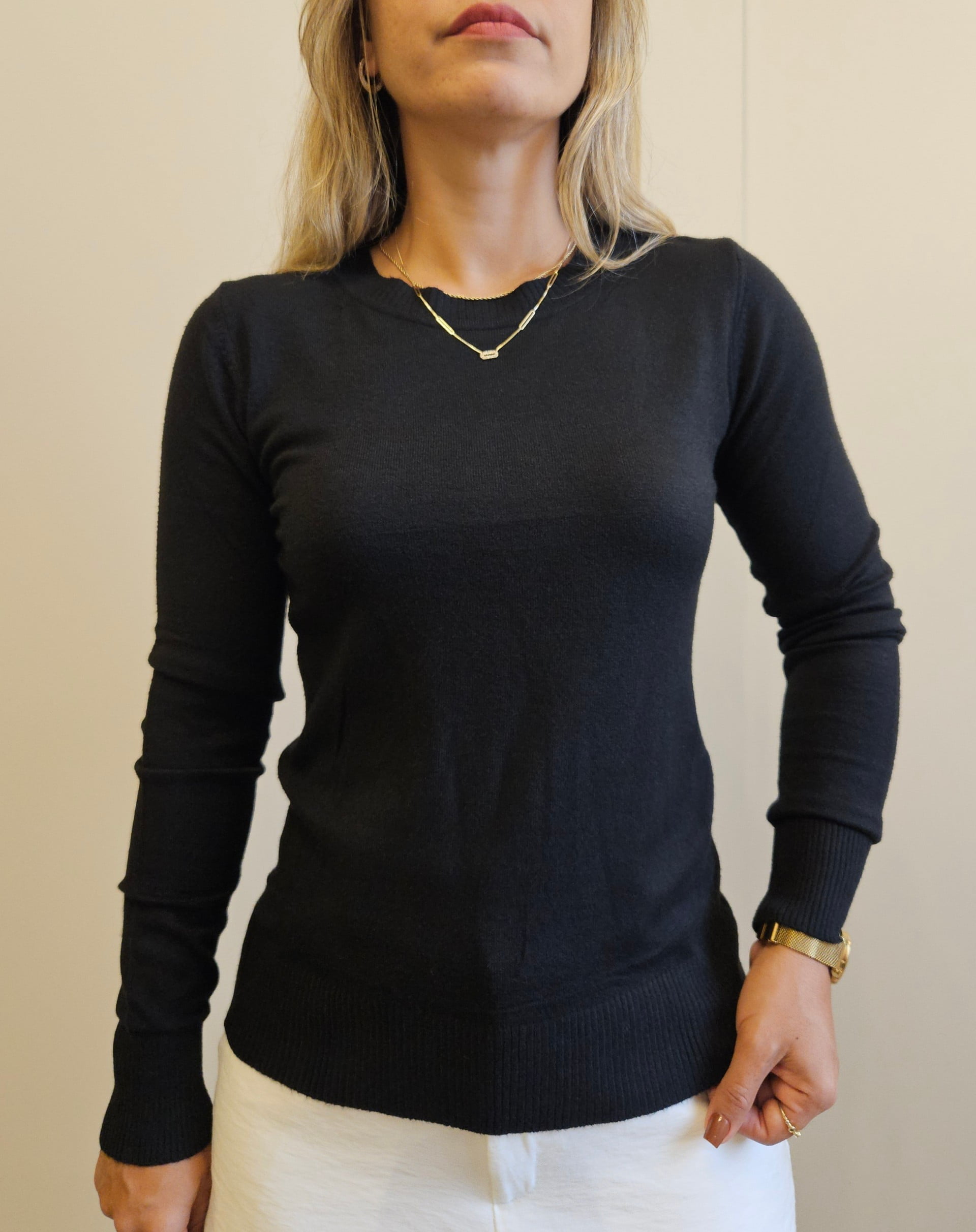Sueter julia em tricot modal