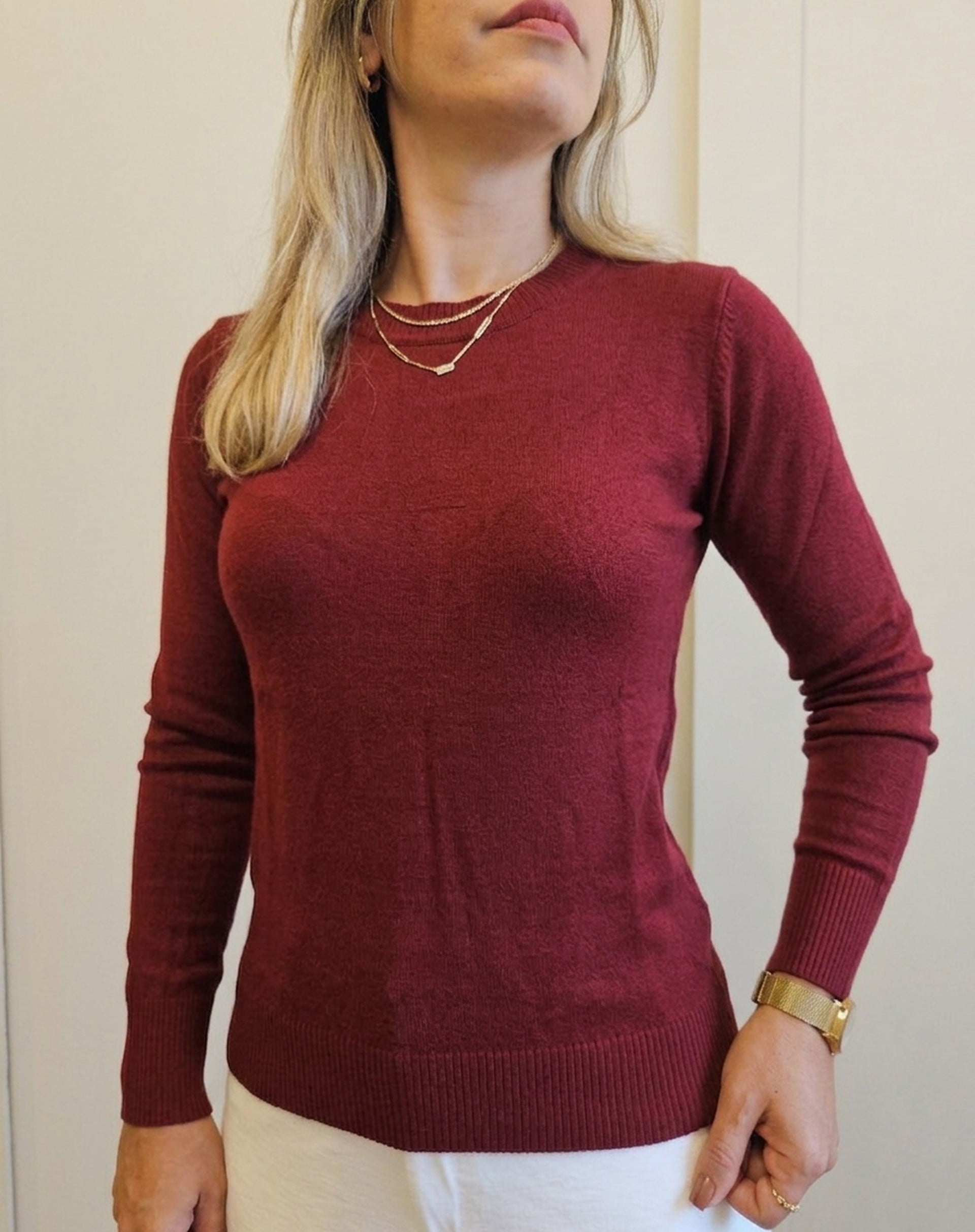 Sueter julia em tricot modal Sueter julia em tricot modal