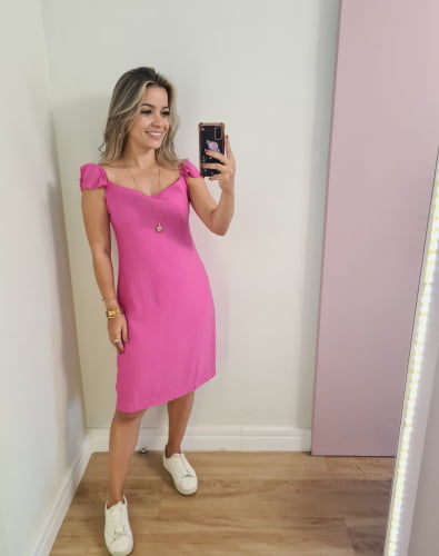 vestido curto cecília