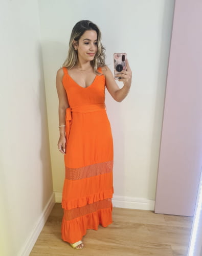 Vestido longo alicia